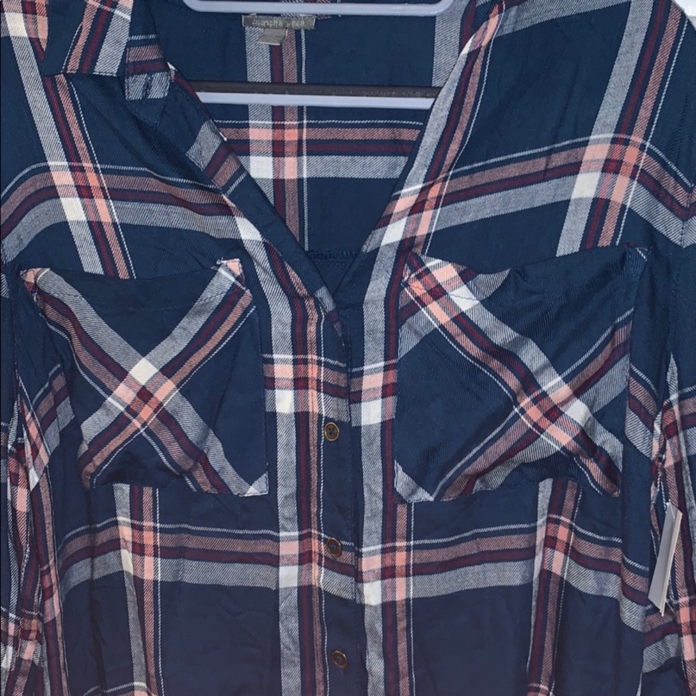 Plaid button down - Picture 2 of 3